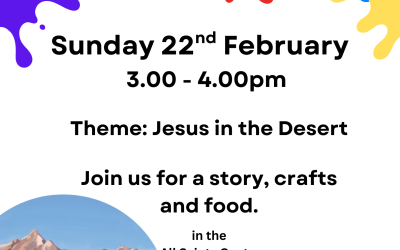 Messy Church Sunday 22nd February at 3.00pm