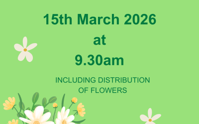 Mothering Sunday Service 15th March at 9.30am