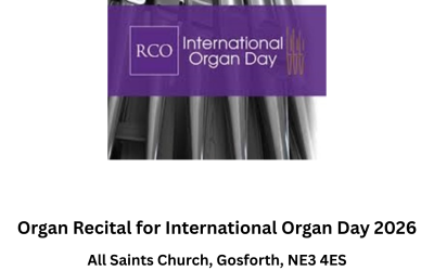 International Organ Day 25th April 12 noon