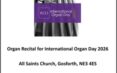 International Organ Day 25th April 12 noon