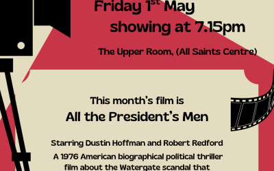 Film Night Friday 1st May showing at 7.15pm