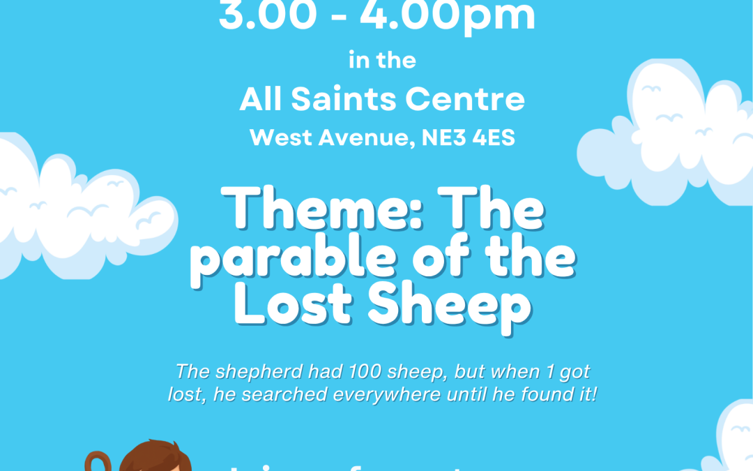 Messy Church Sunday 26th April 3.00 – 4.00pm