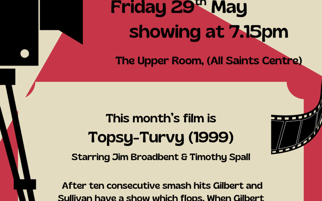 Film Night Friday 29th May 7.15pm