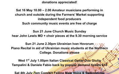 Local & International Musicians at All Saints Summer 2026