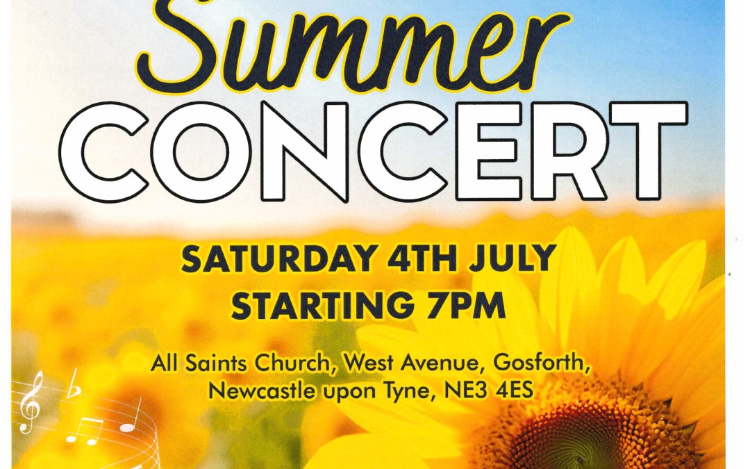 Felling Male Voice Choir and Swing Bridge Singers Summer Concert 4th July 7pm